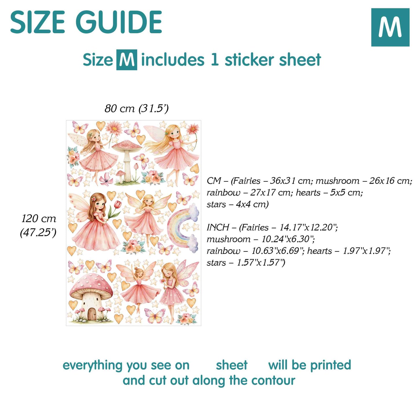 Fairies Wall decals 2.0