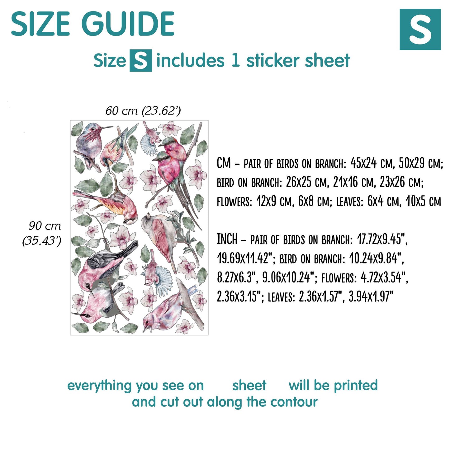 Birds Wall Decals