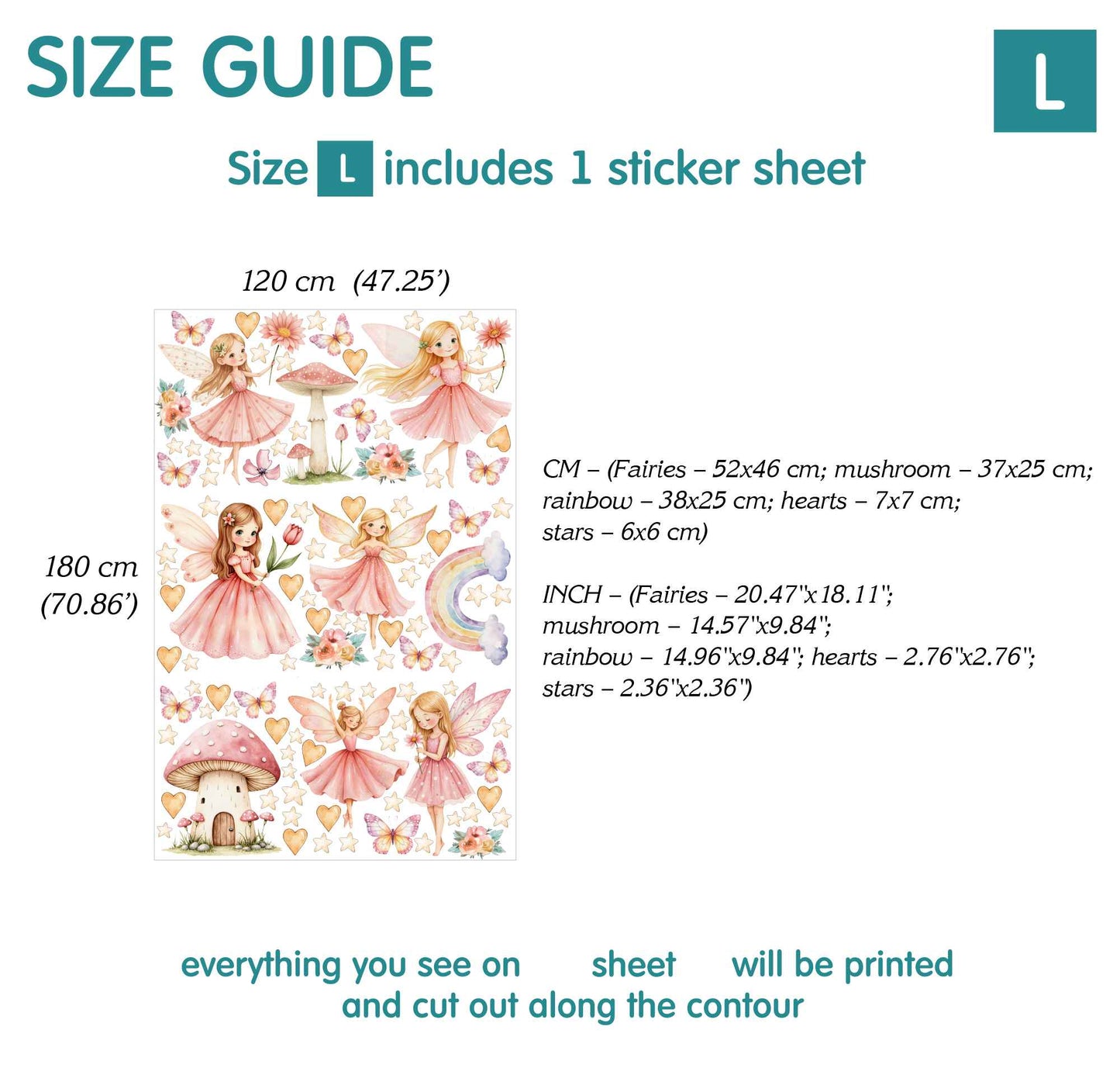 Fairies Wall decals 2.0
