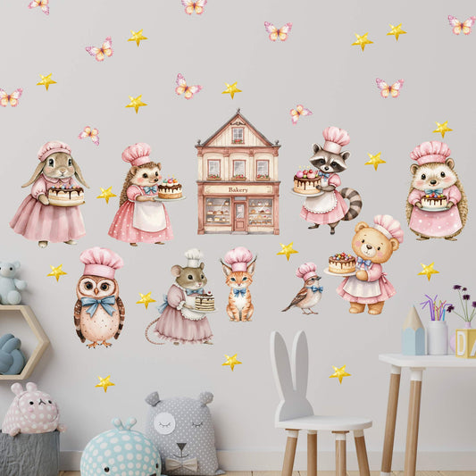 Bakery Animal Wall Decals