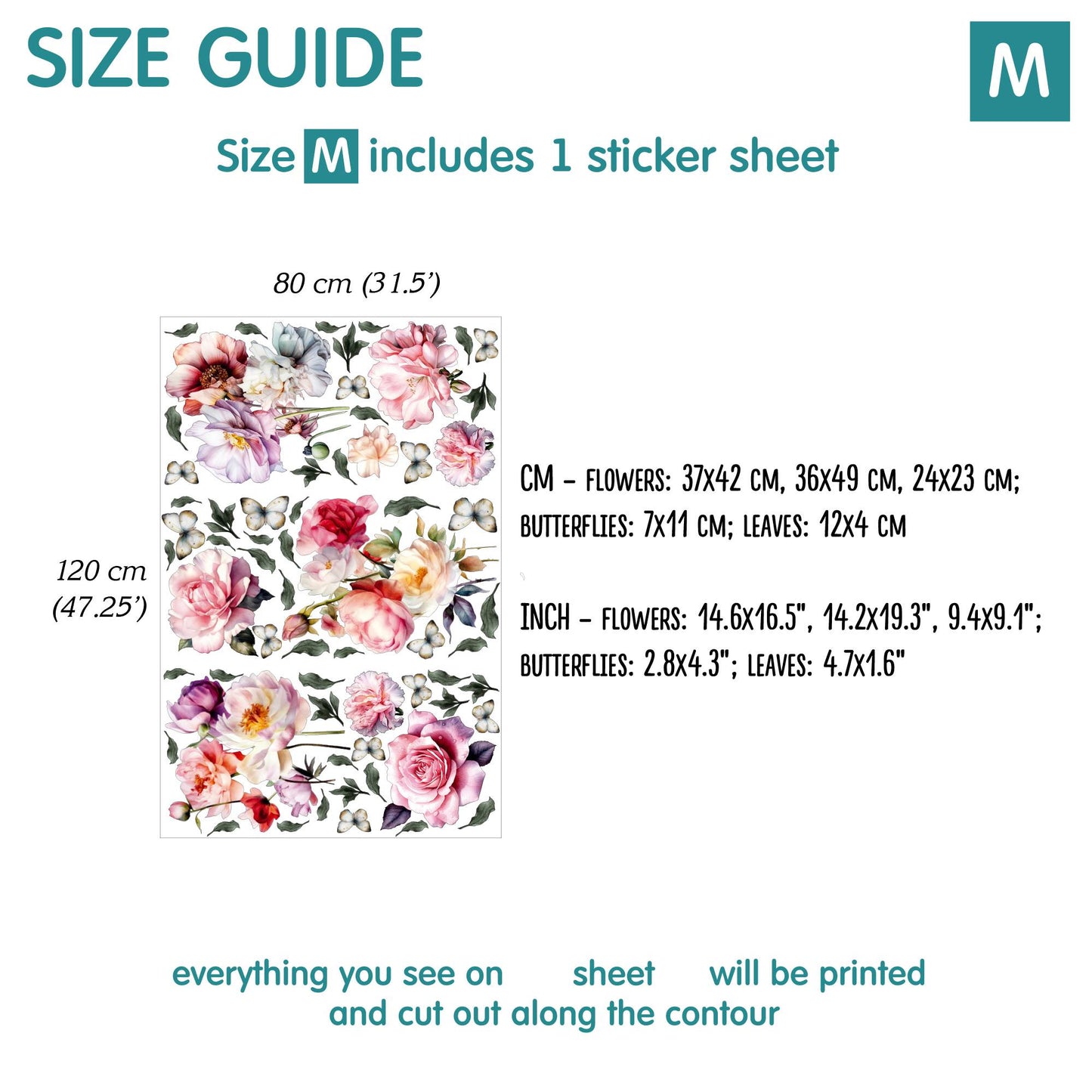 Flowers Wall Decals 2.0