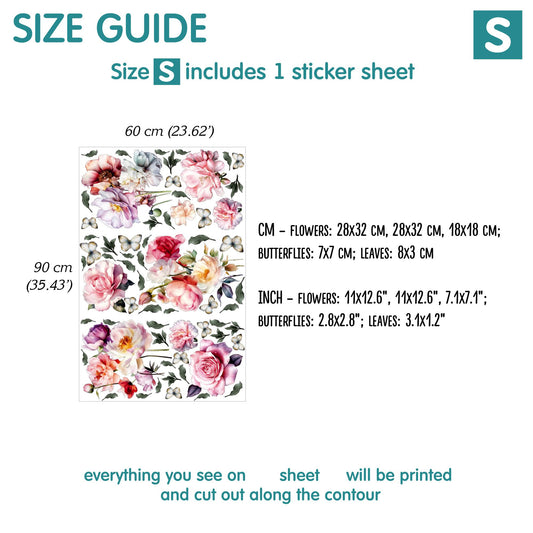 Flowers Wall Decals 2.0