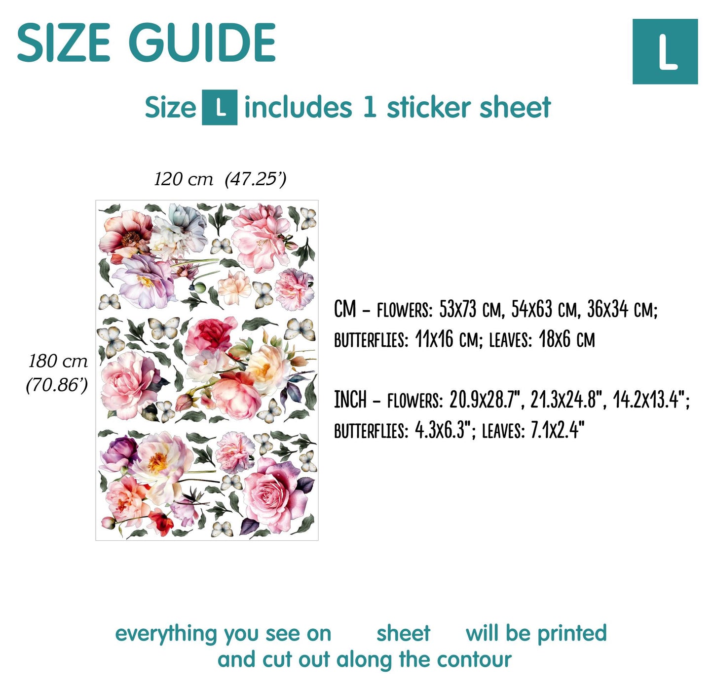 Flowers Wall Decals 2.0