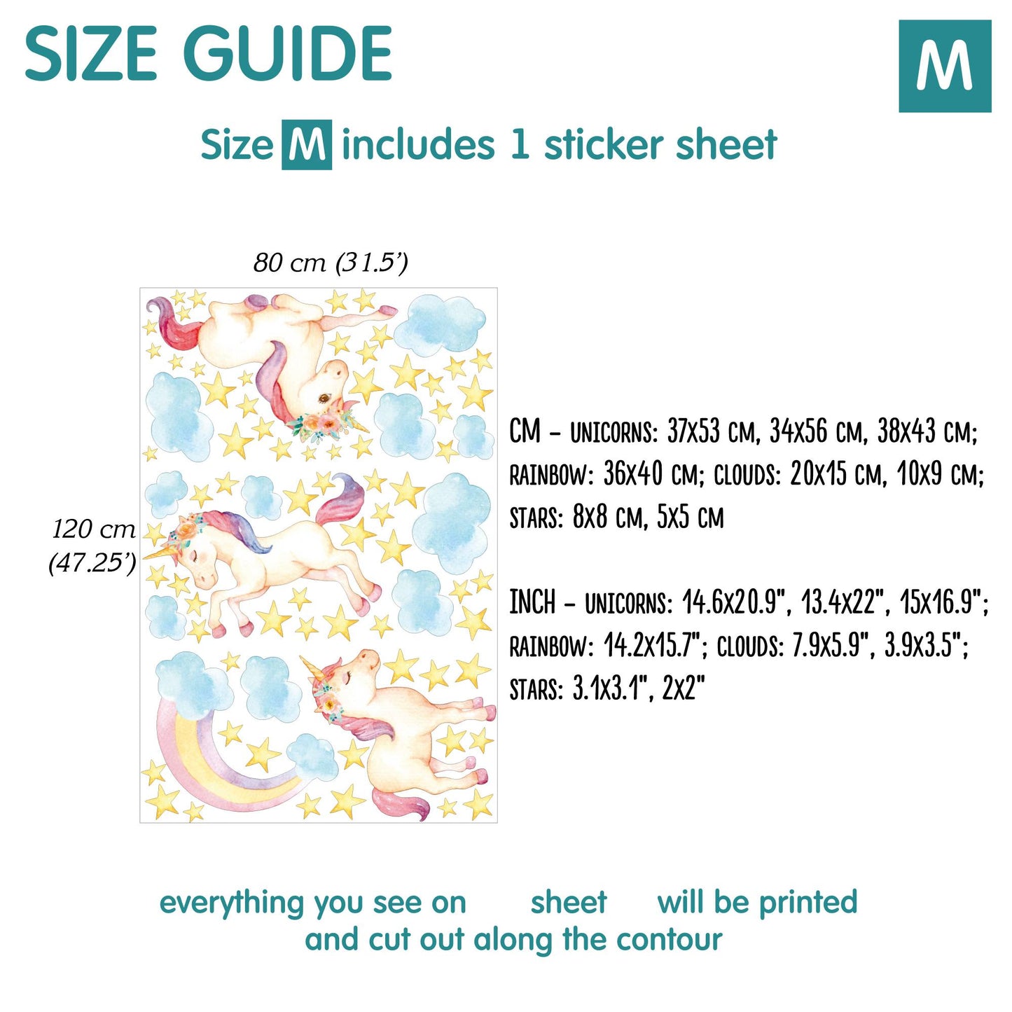 Unicorns Wall Decals