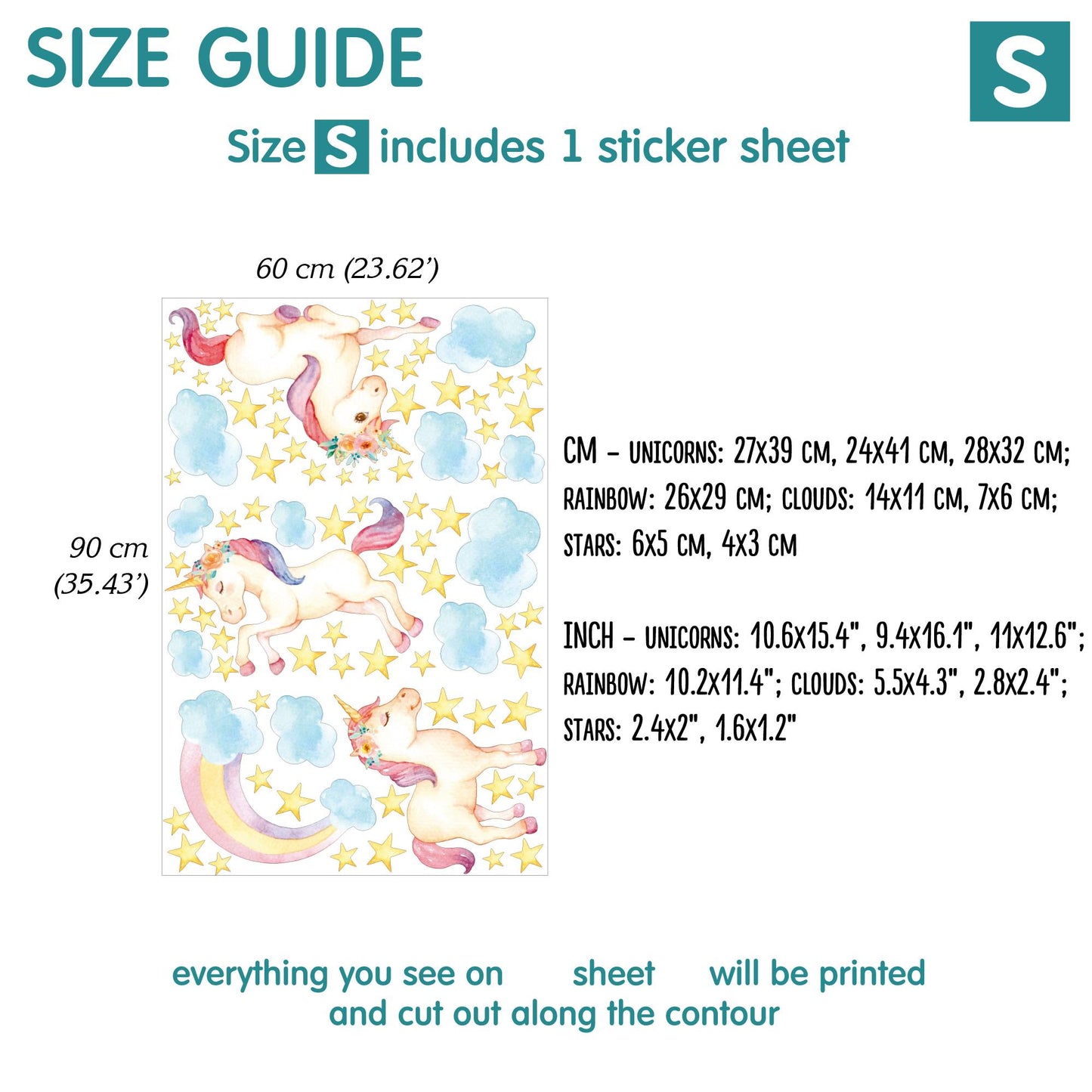 Unicorns Wall Decals