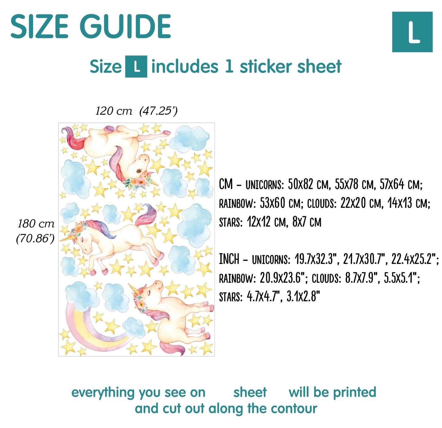 Unicorns Wall Decals