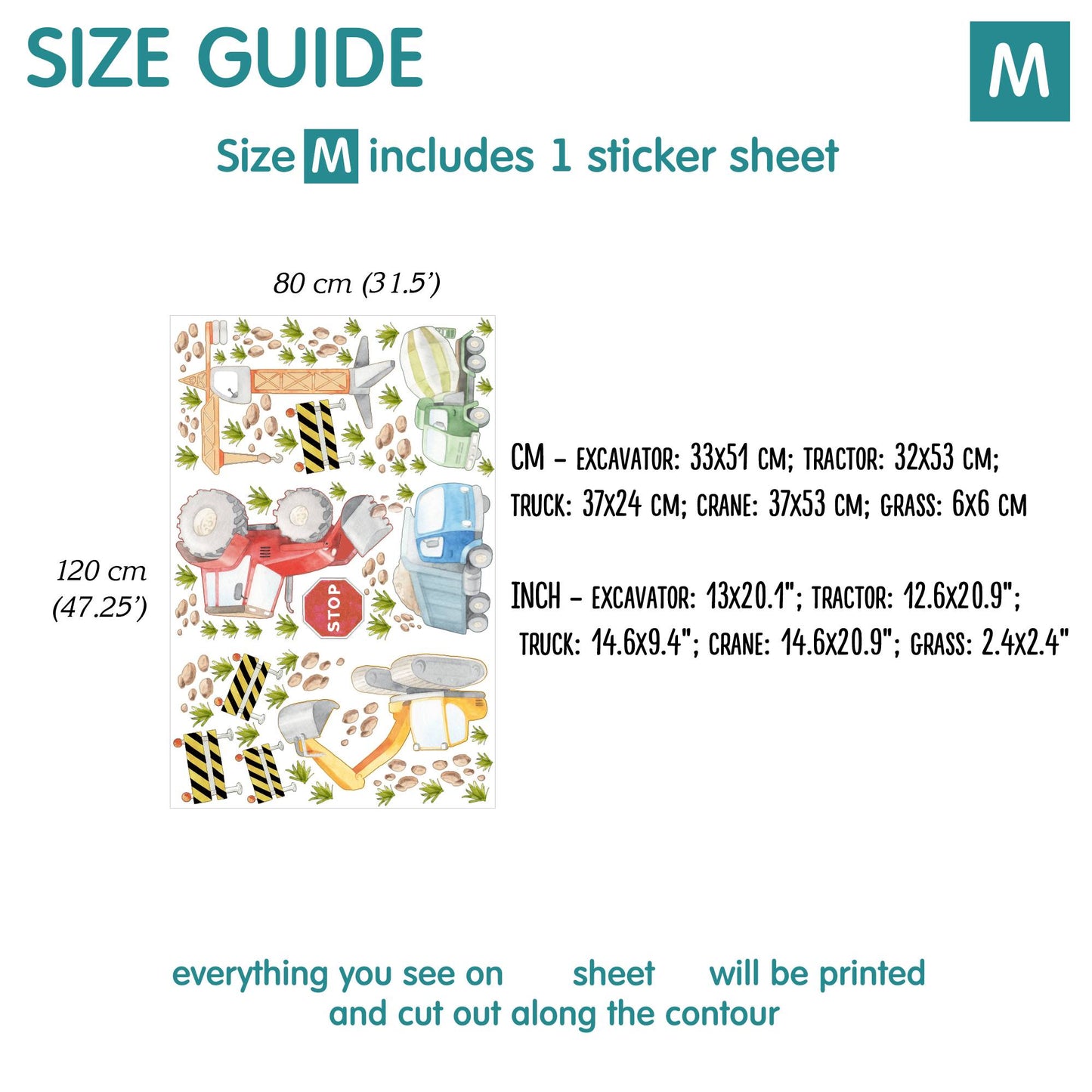 Construction Wall decals 2.0