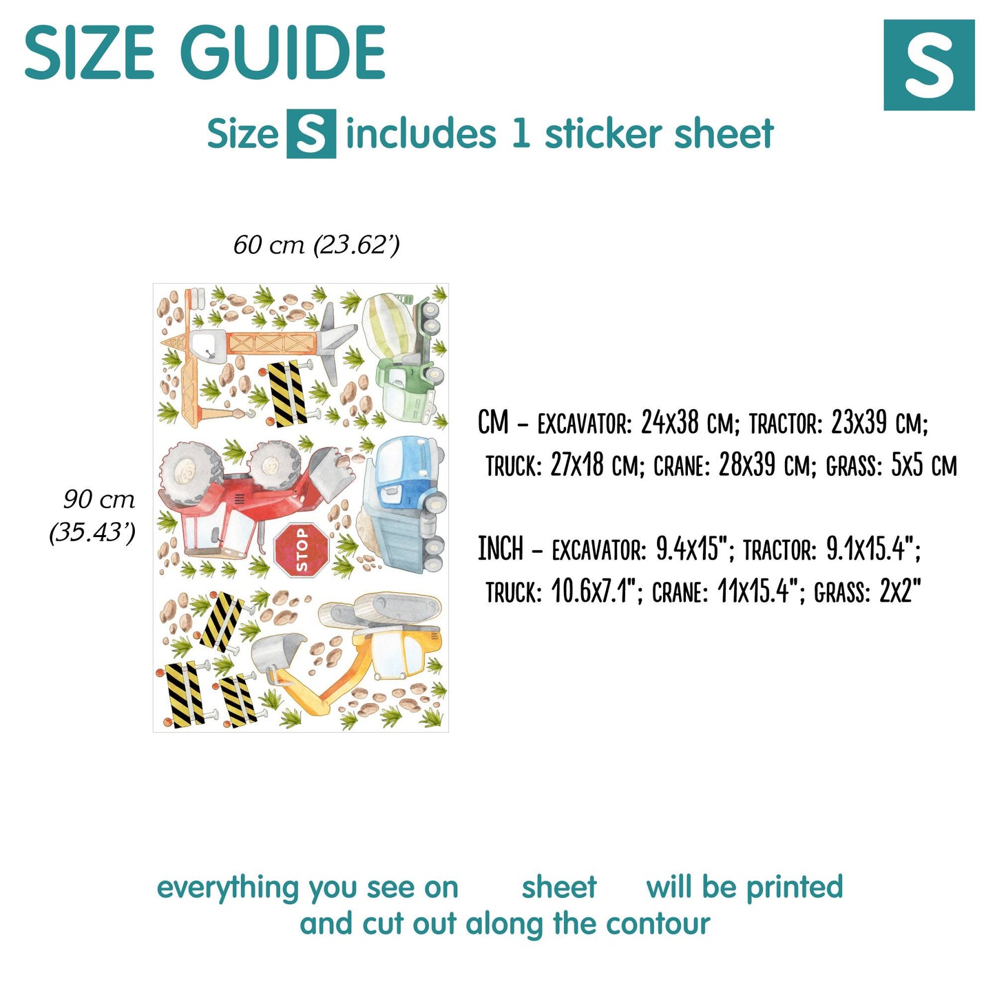 Construction Wall decals 2.0