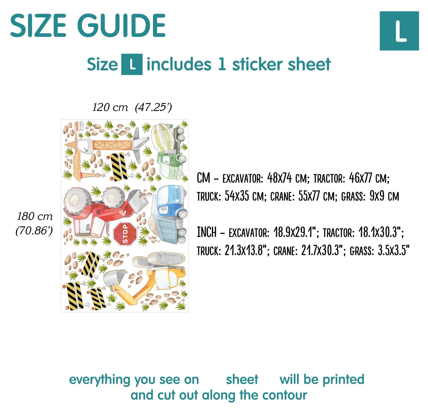 Construction Wall decals 2.0