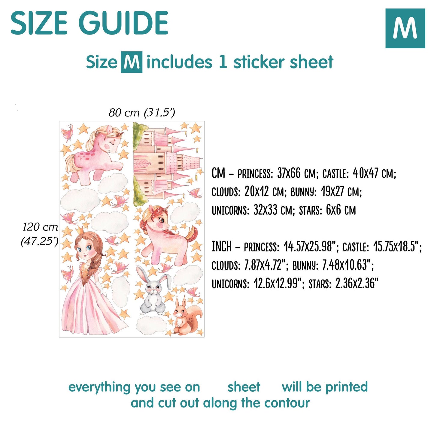 Princess Wall Decals