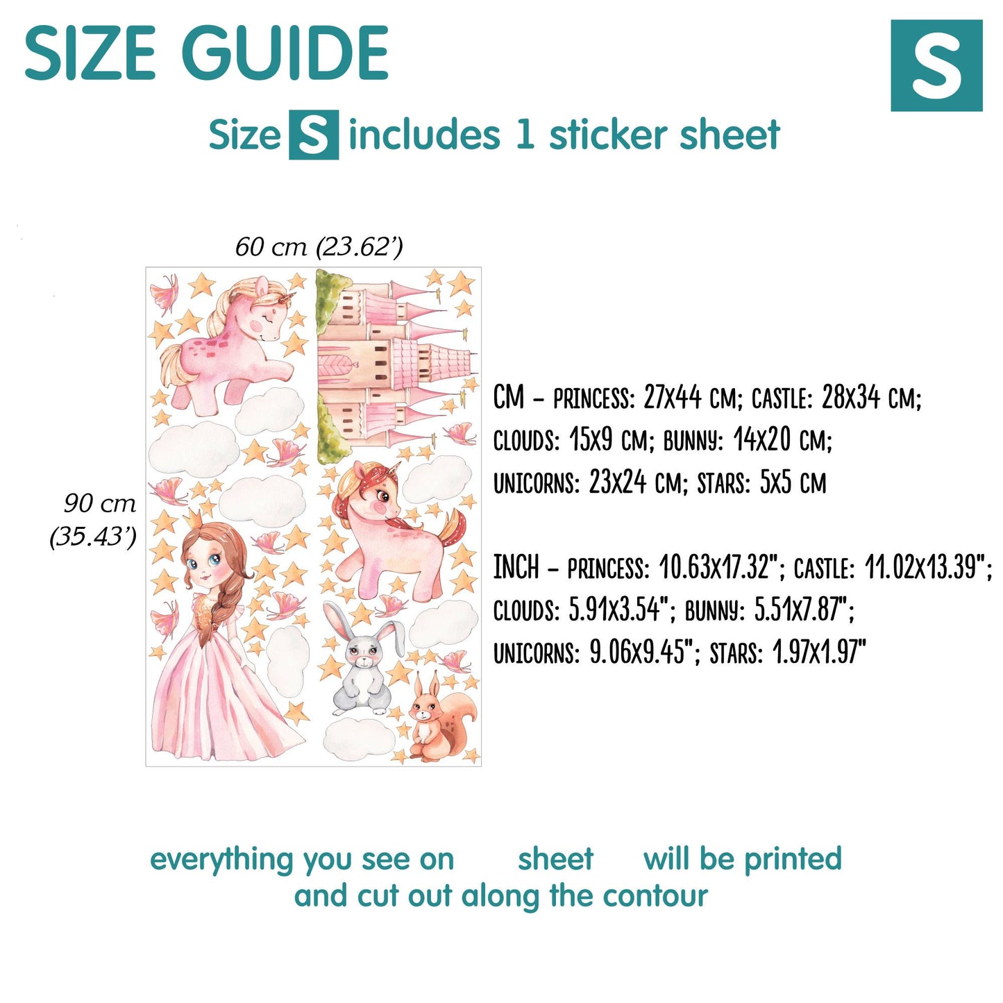 Princess Wall Decals