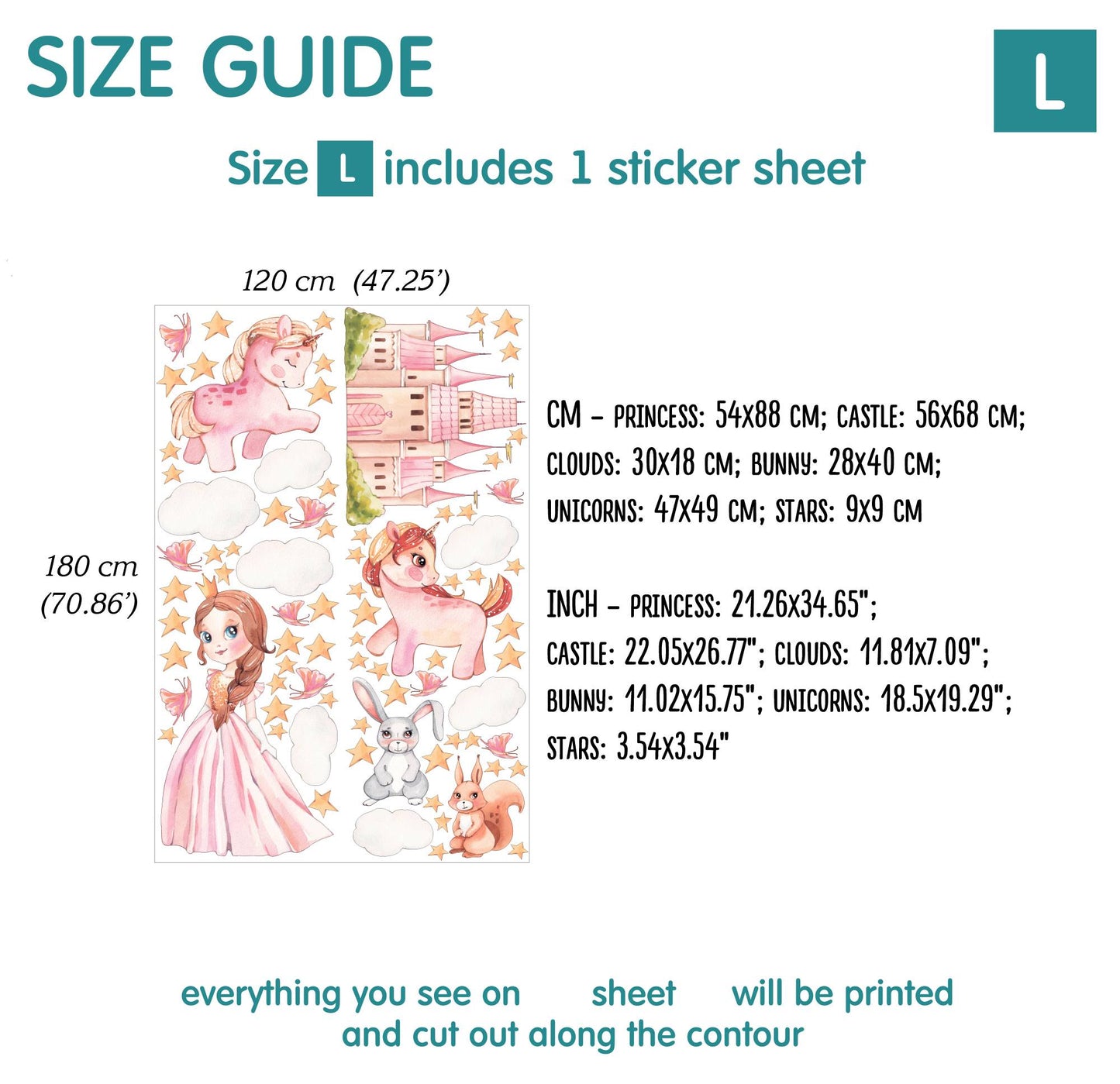 Princess Wall Decals