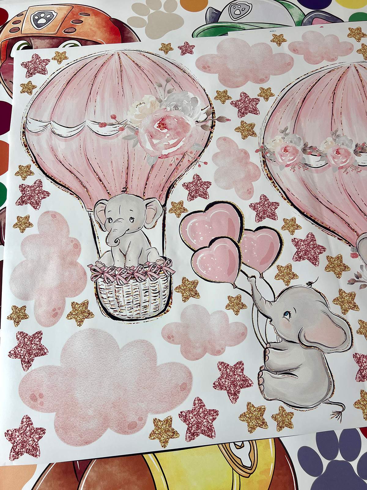 Elephants Wall decals