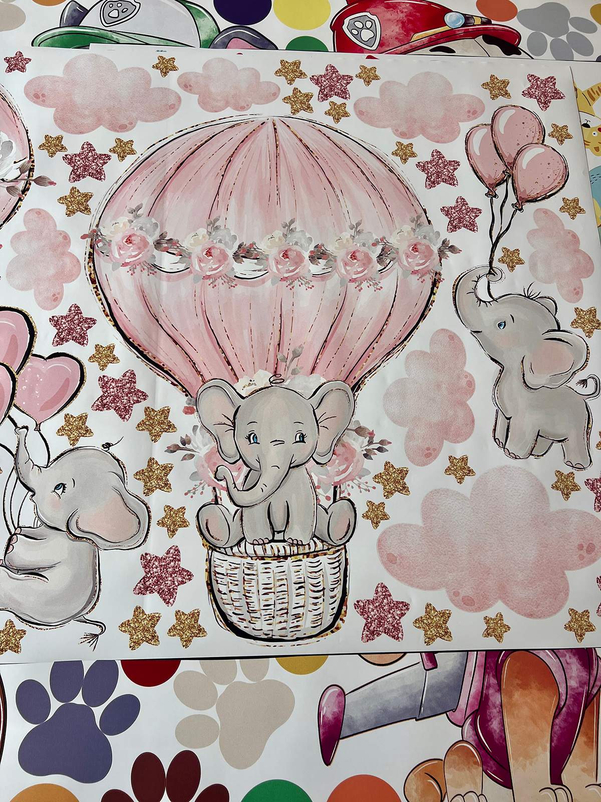 Elephants Wall decals