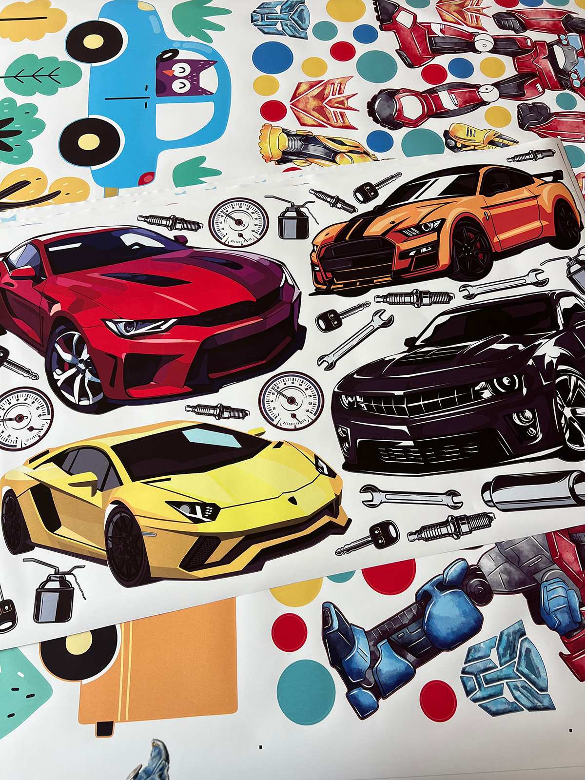 Cars Wall Decals 11.23