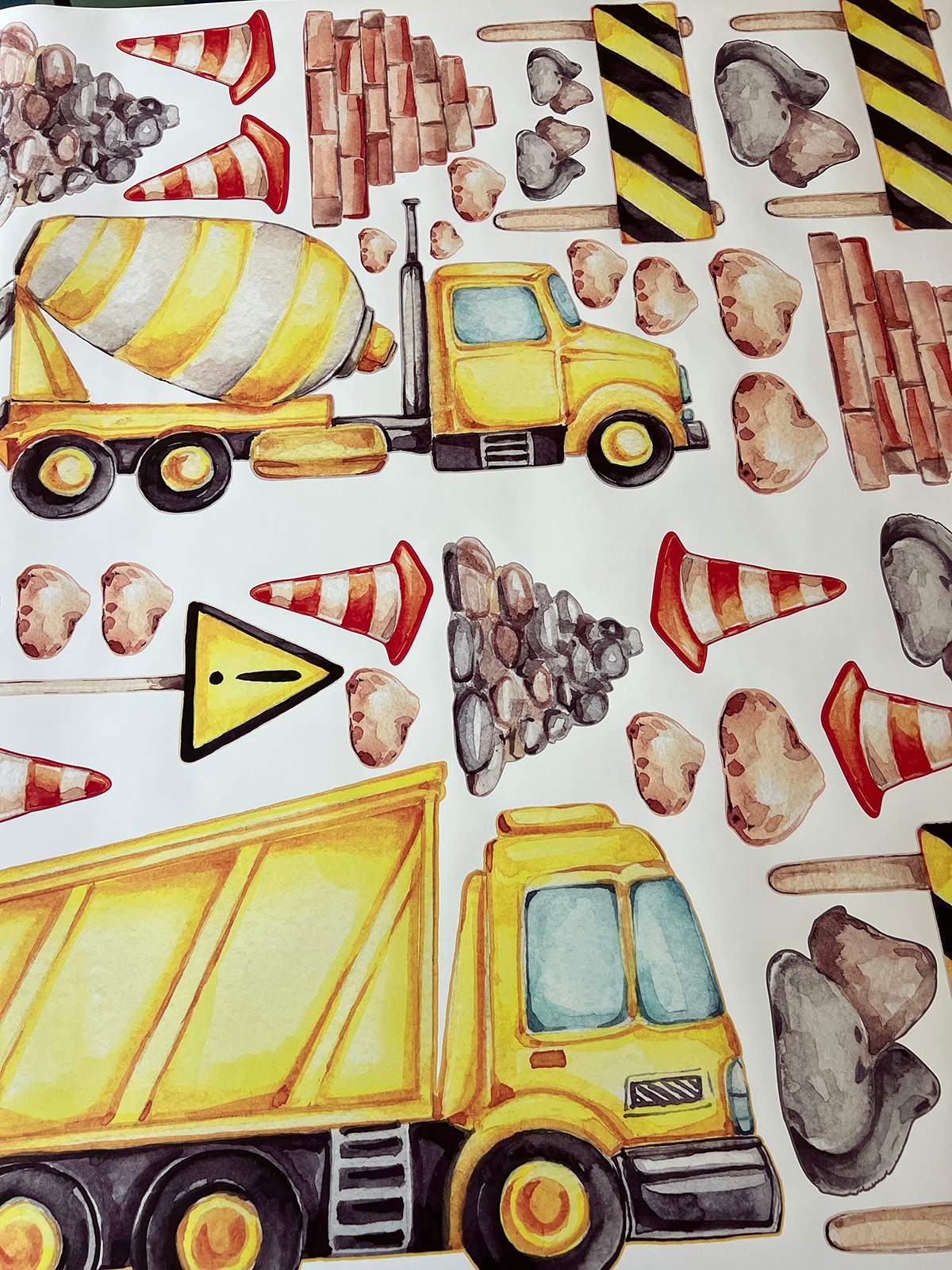 Construction Wall decals