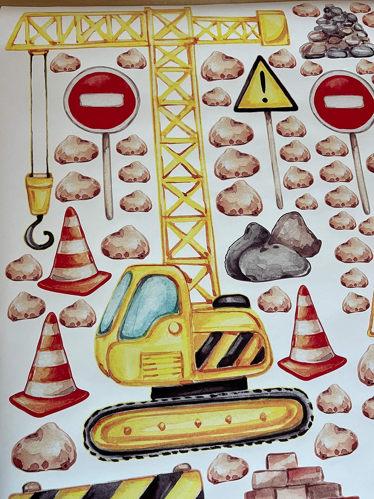 Construction Wall decals
