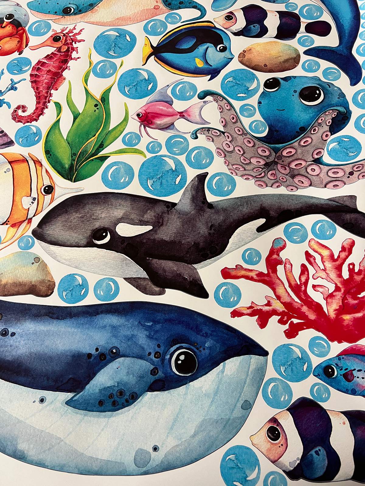 Ocean Wall Decals 15.2