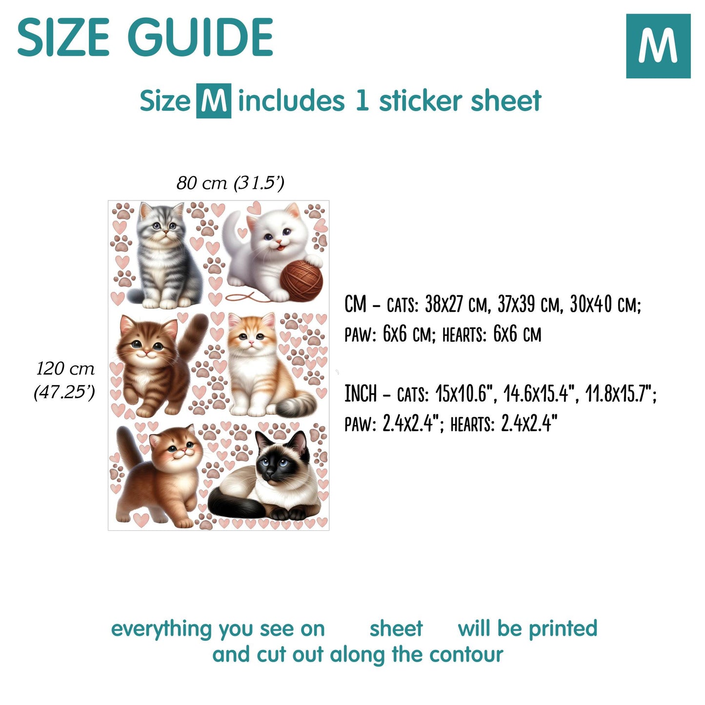 Cats Wall Decals 3.0
