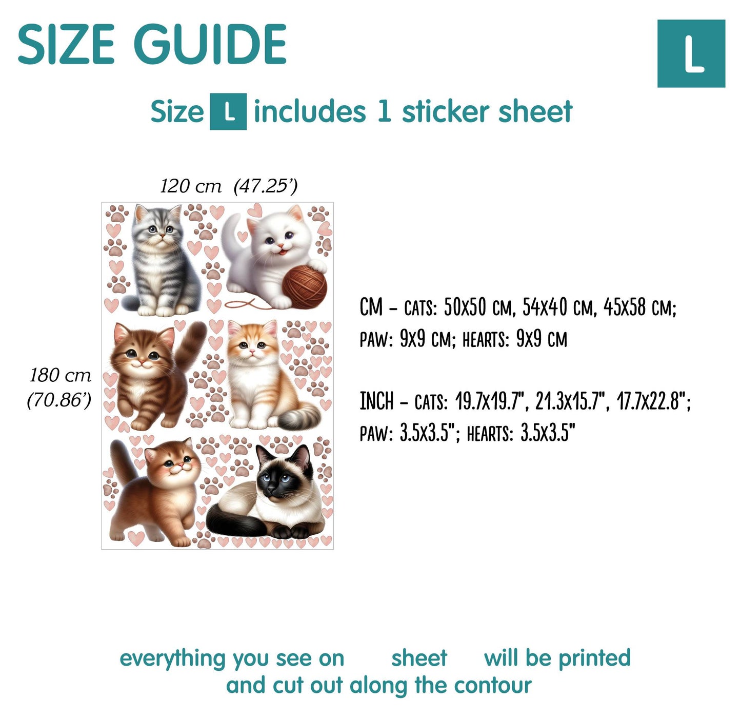 Cats Wall Decals 3.0