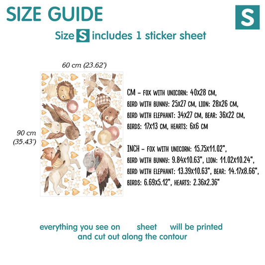 Animals Wall Decals 7.0