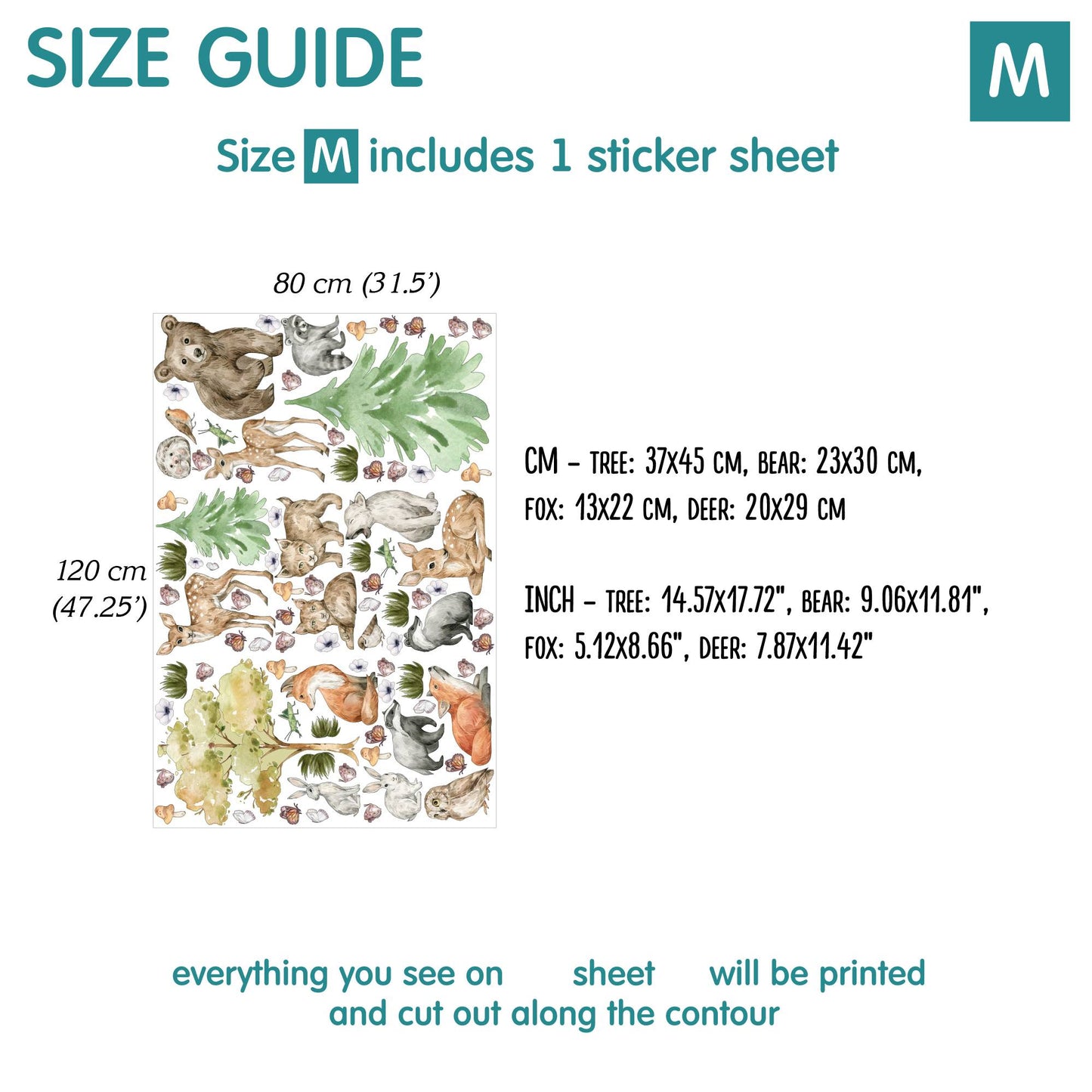 Forest Wall Decals 3.0