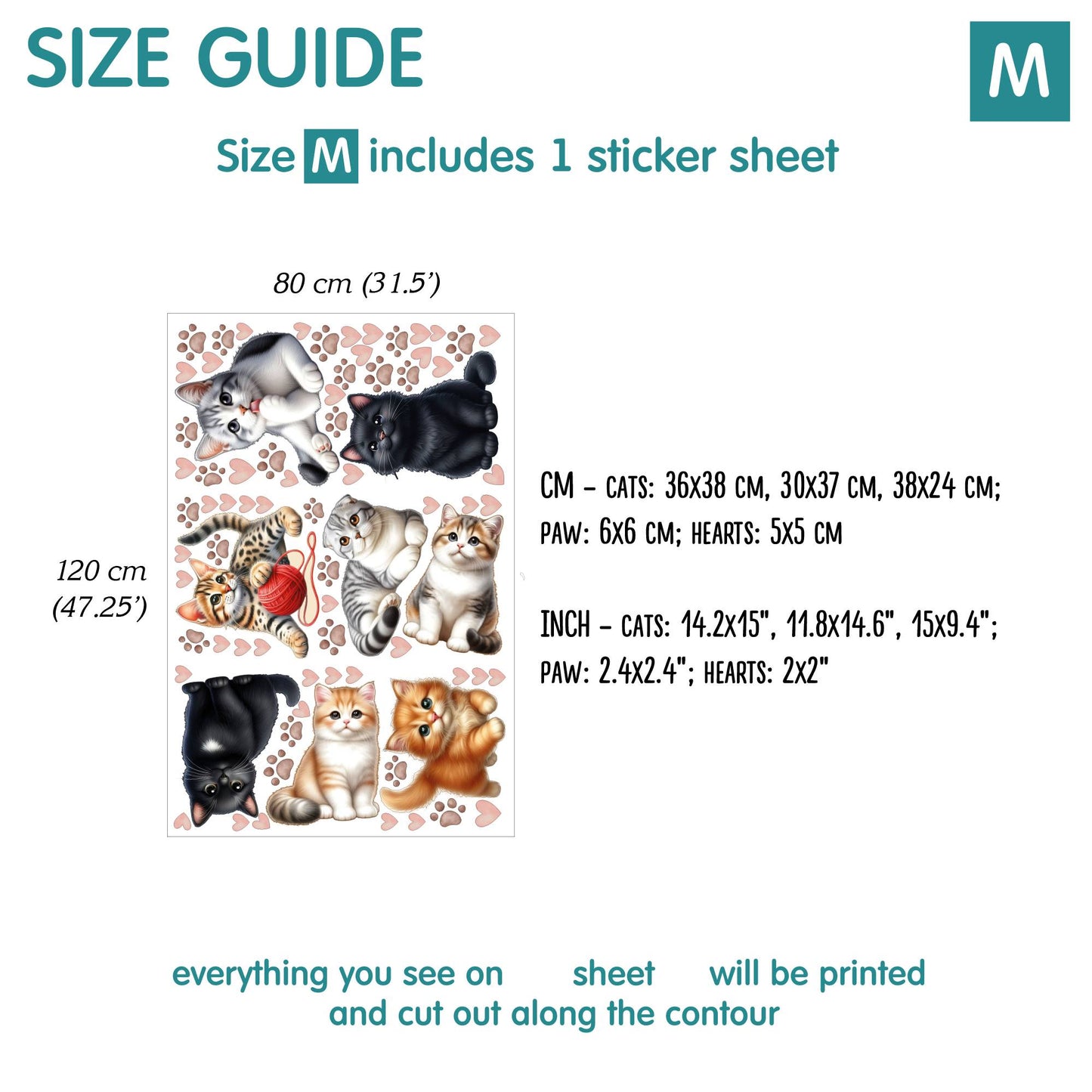 Cats Wall Decals 4.0