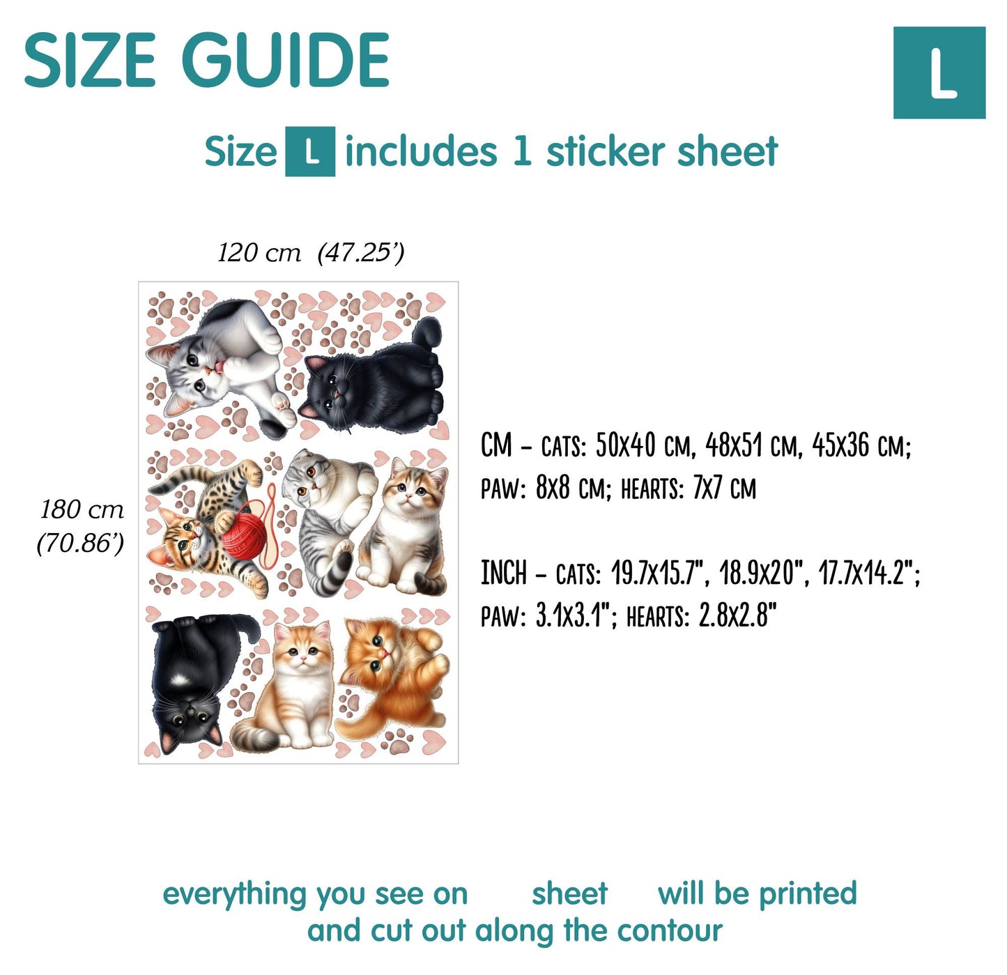 Cats Wall Decals 4.0