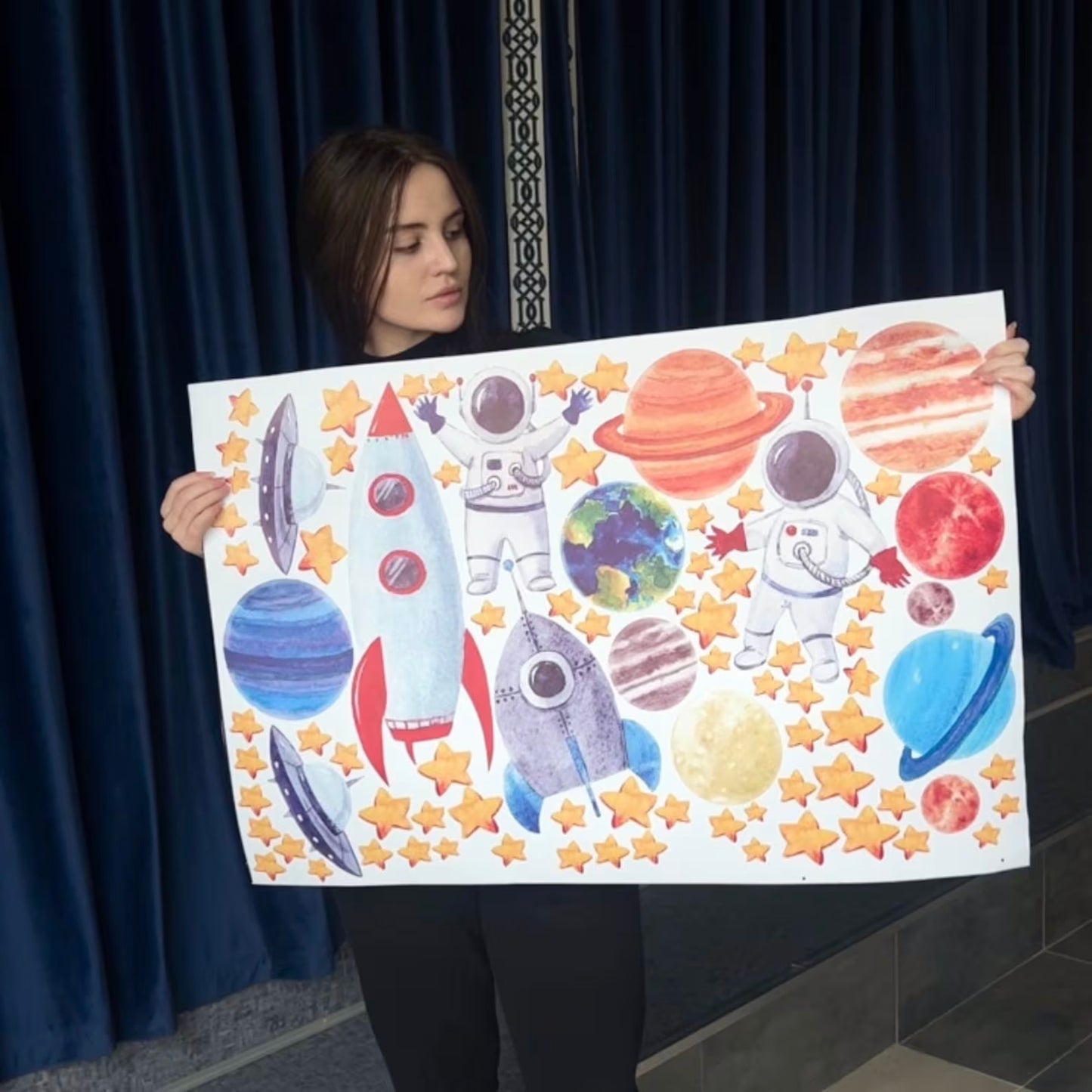 Space Wall Decals 2.0