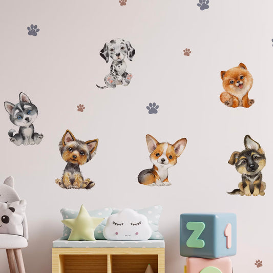 Dogs Wall Decals 14.8