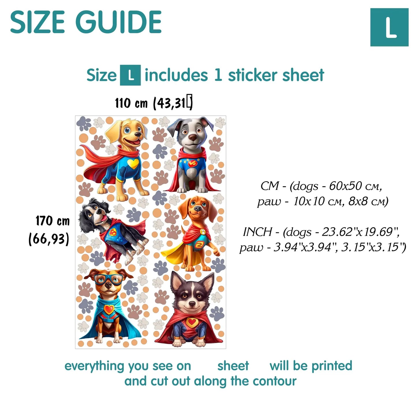 Dogs Wall Decals 9.19
