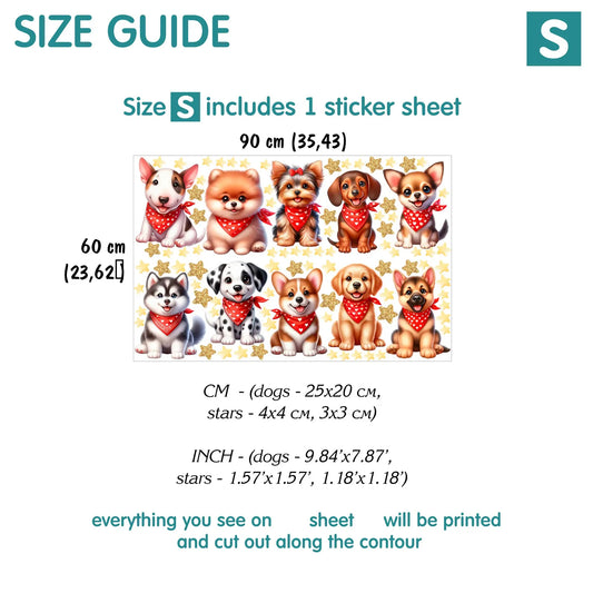 Dogs Wall Decals 9.17