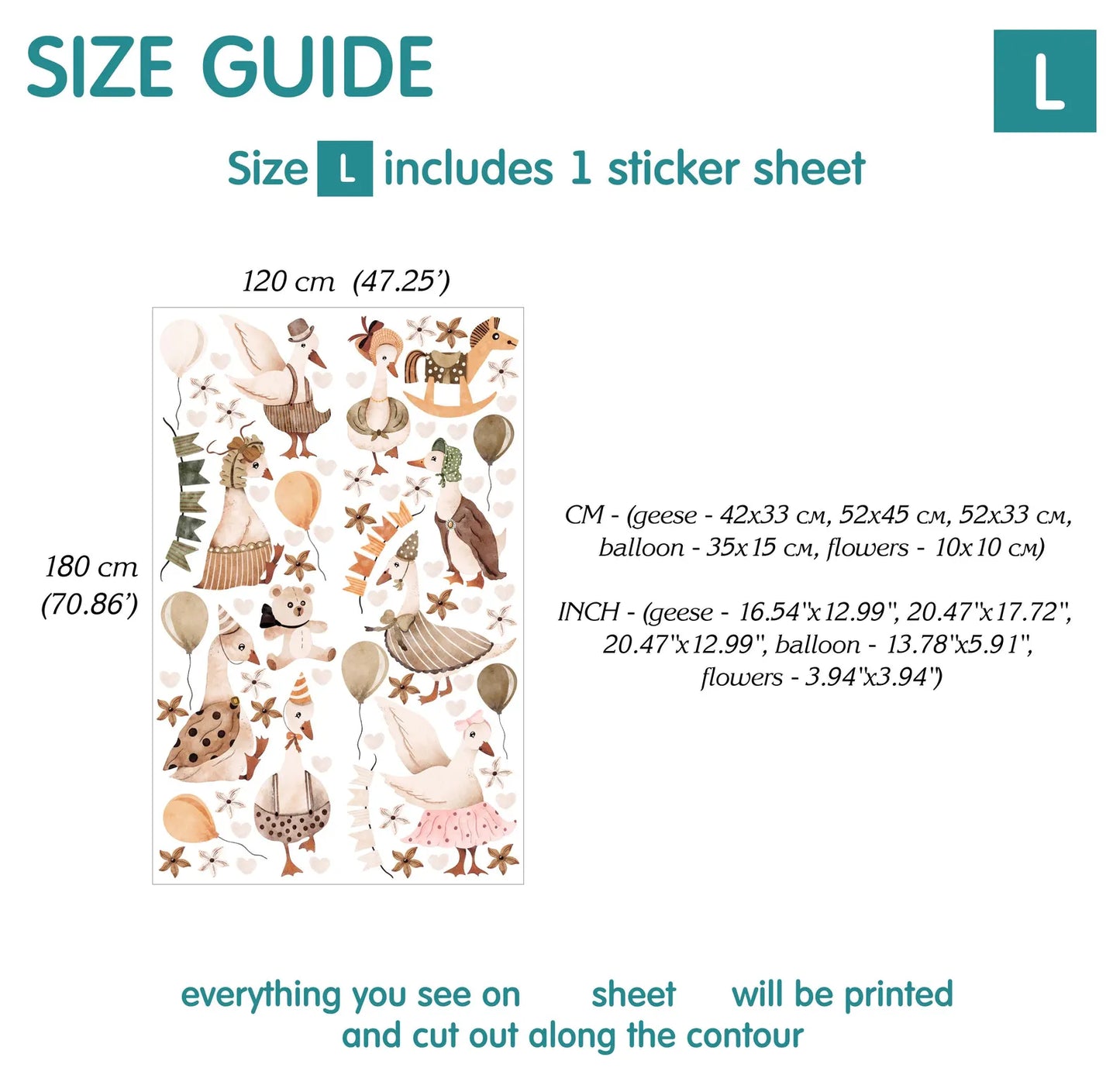 Gooses Wall Decals