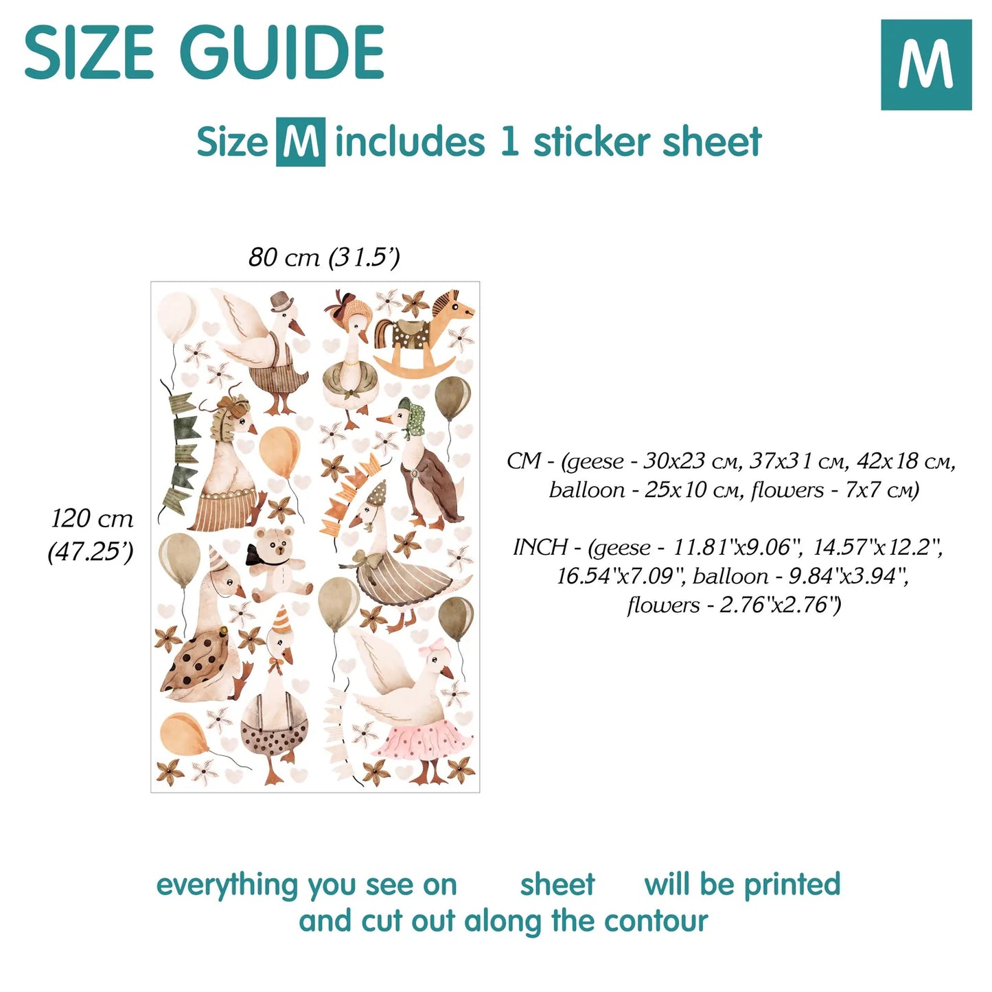 Gooses Wall Decals
