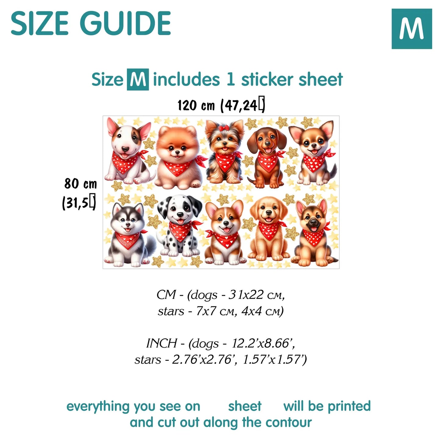 Dogs Wall Decals 9.17