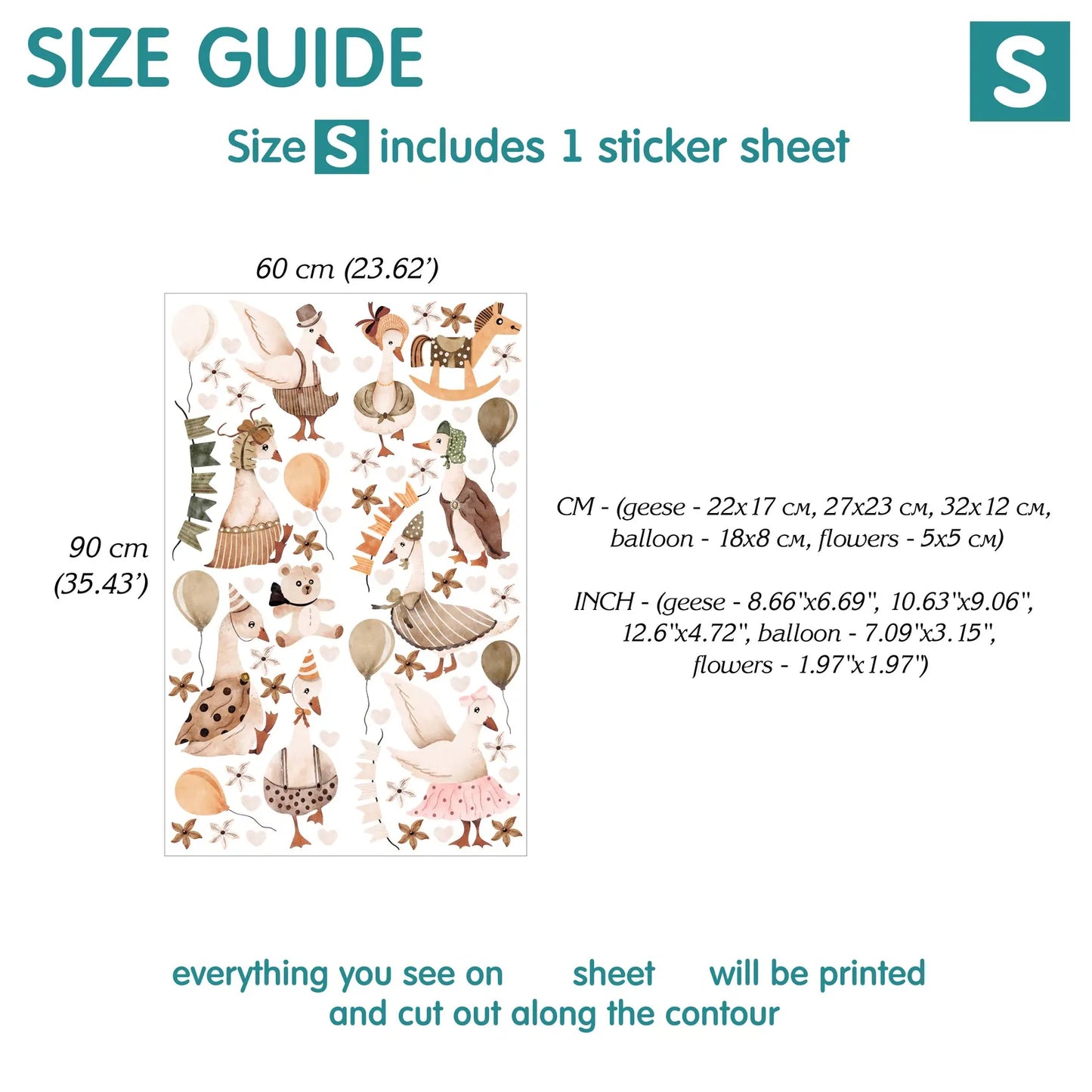 Gooses Wall Decals