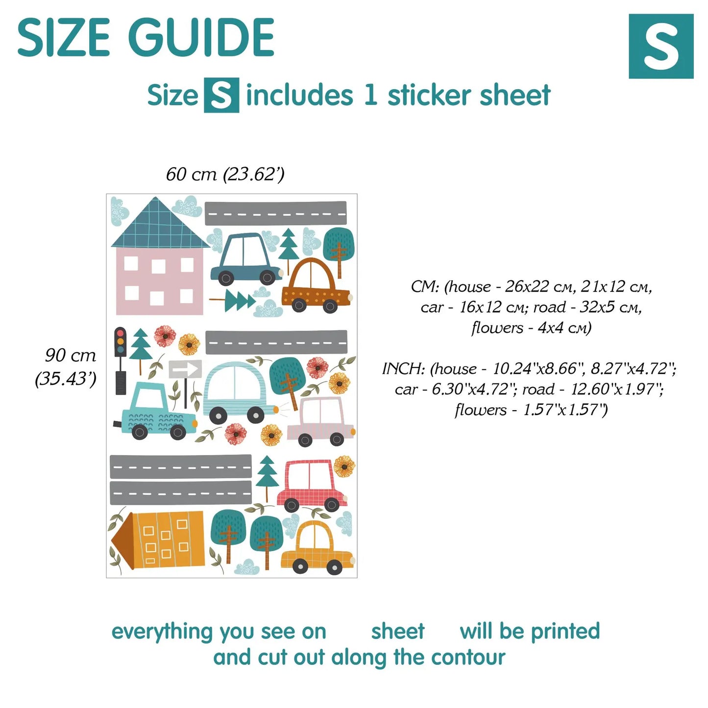 City Road Wall Decals