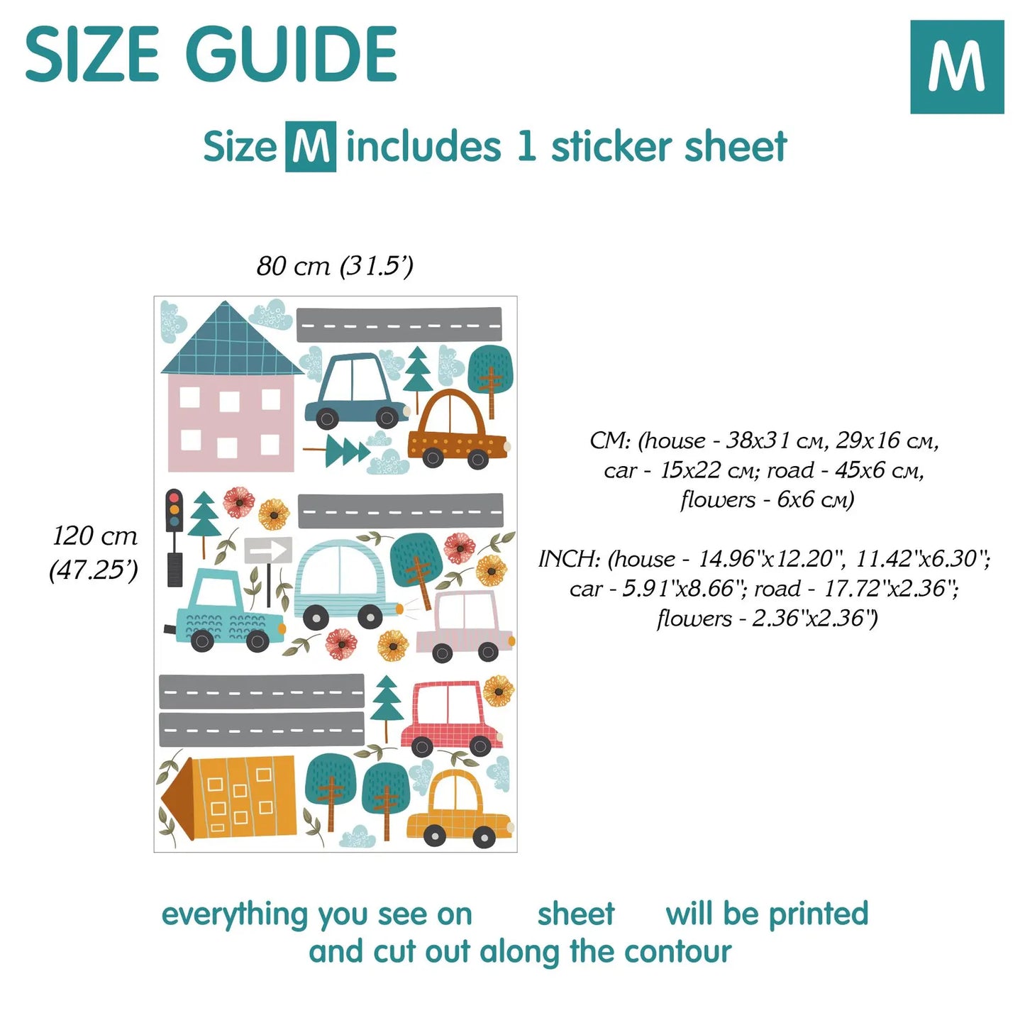 City Road Wall Decals