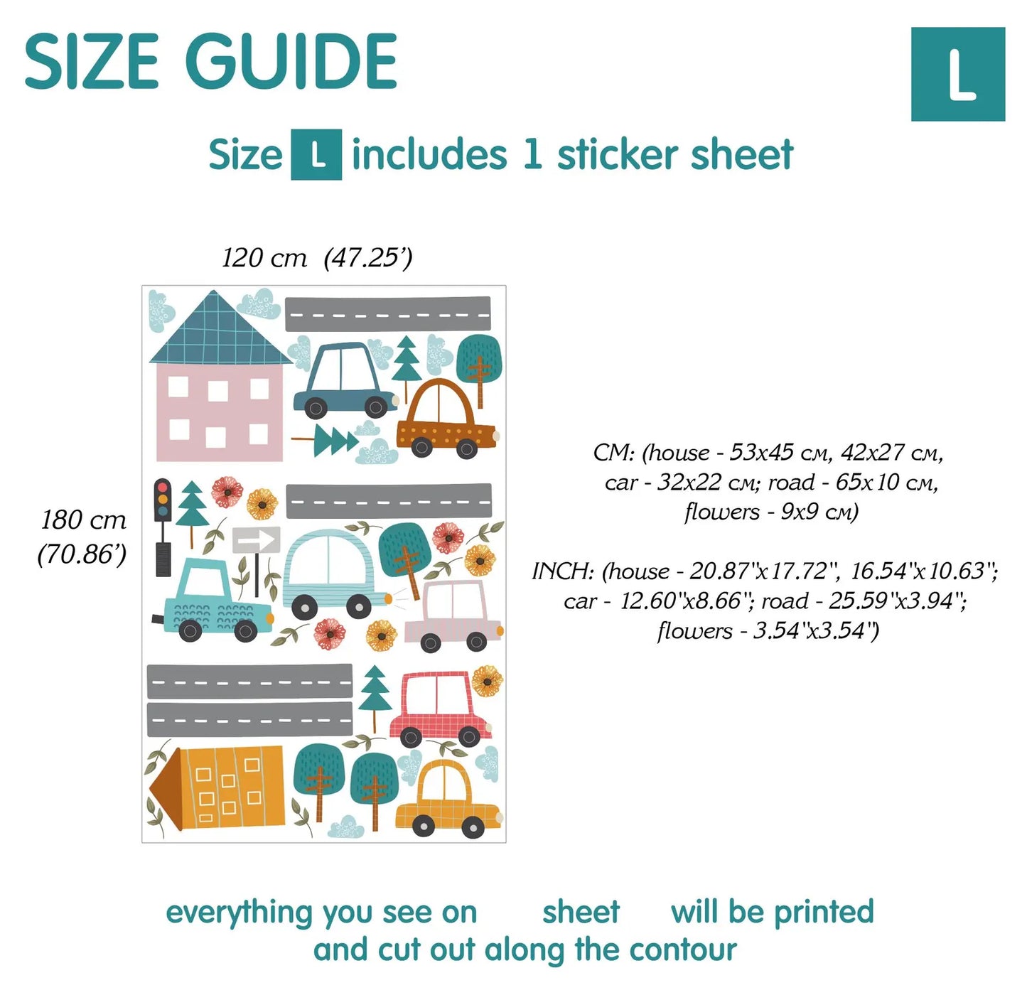 City Road Wall Decals