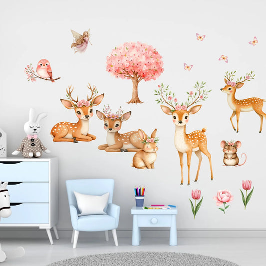 Woodland Animal Wall Decals 5.66