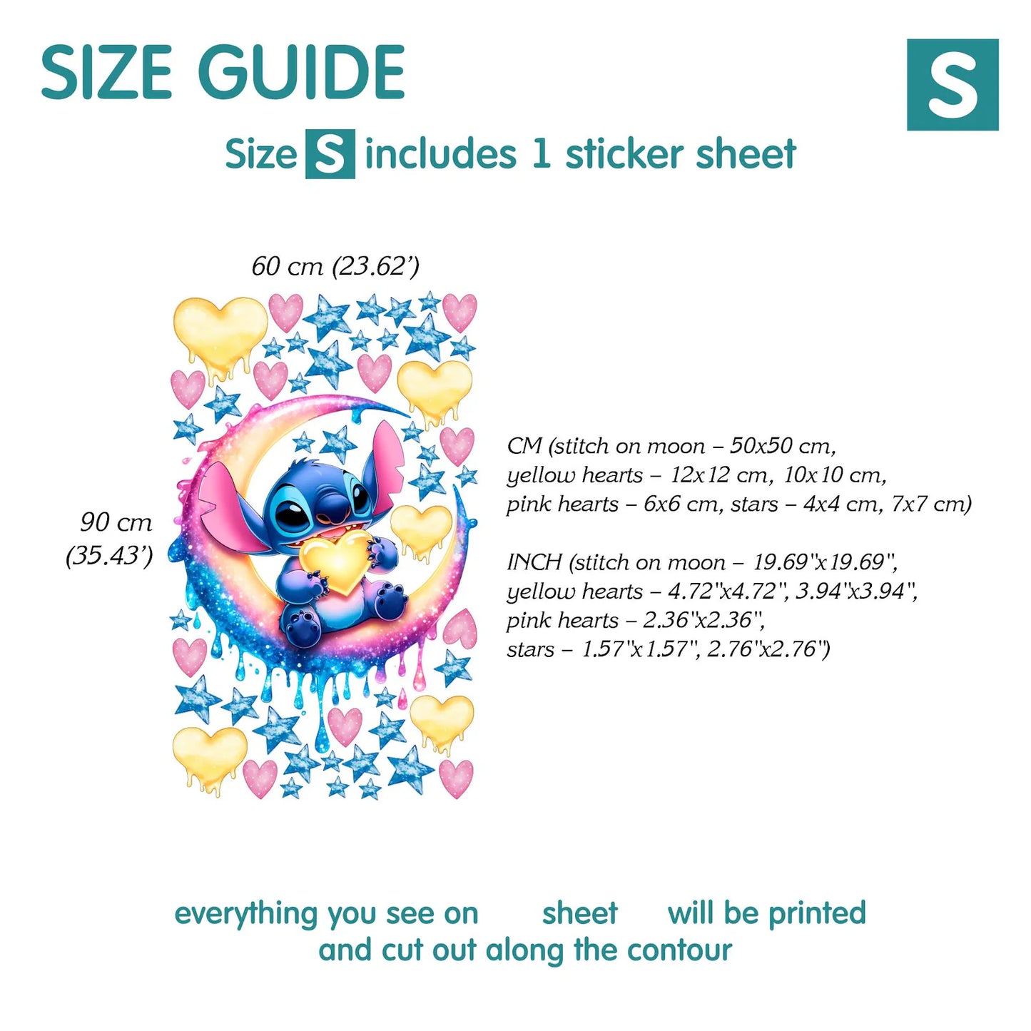 Stitch Wall Decals