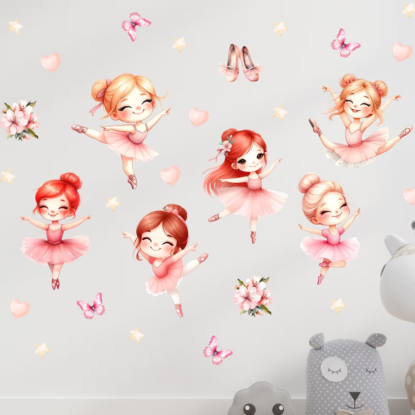 Ballerina Wall Decals