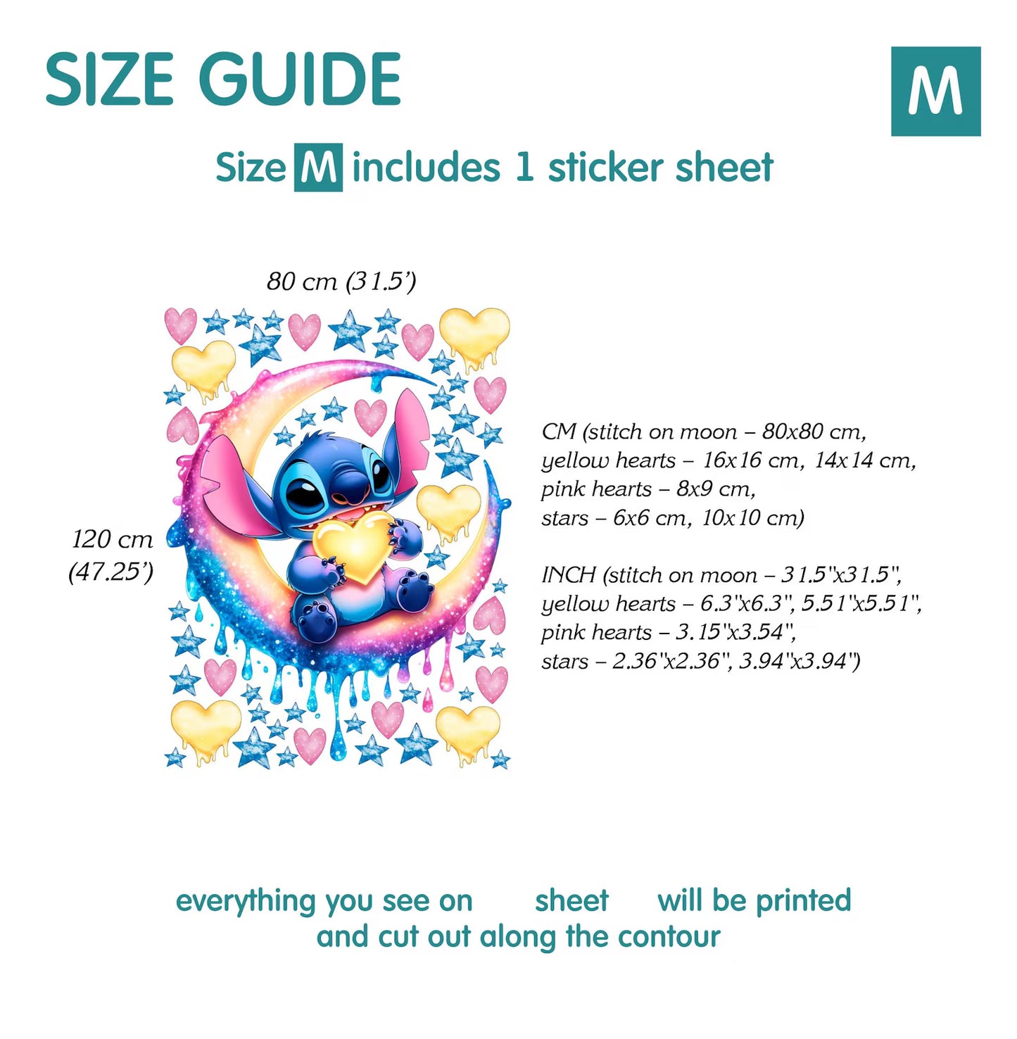 Stitch Wall Decals