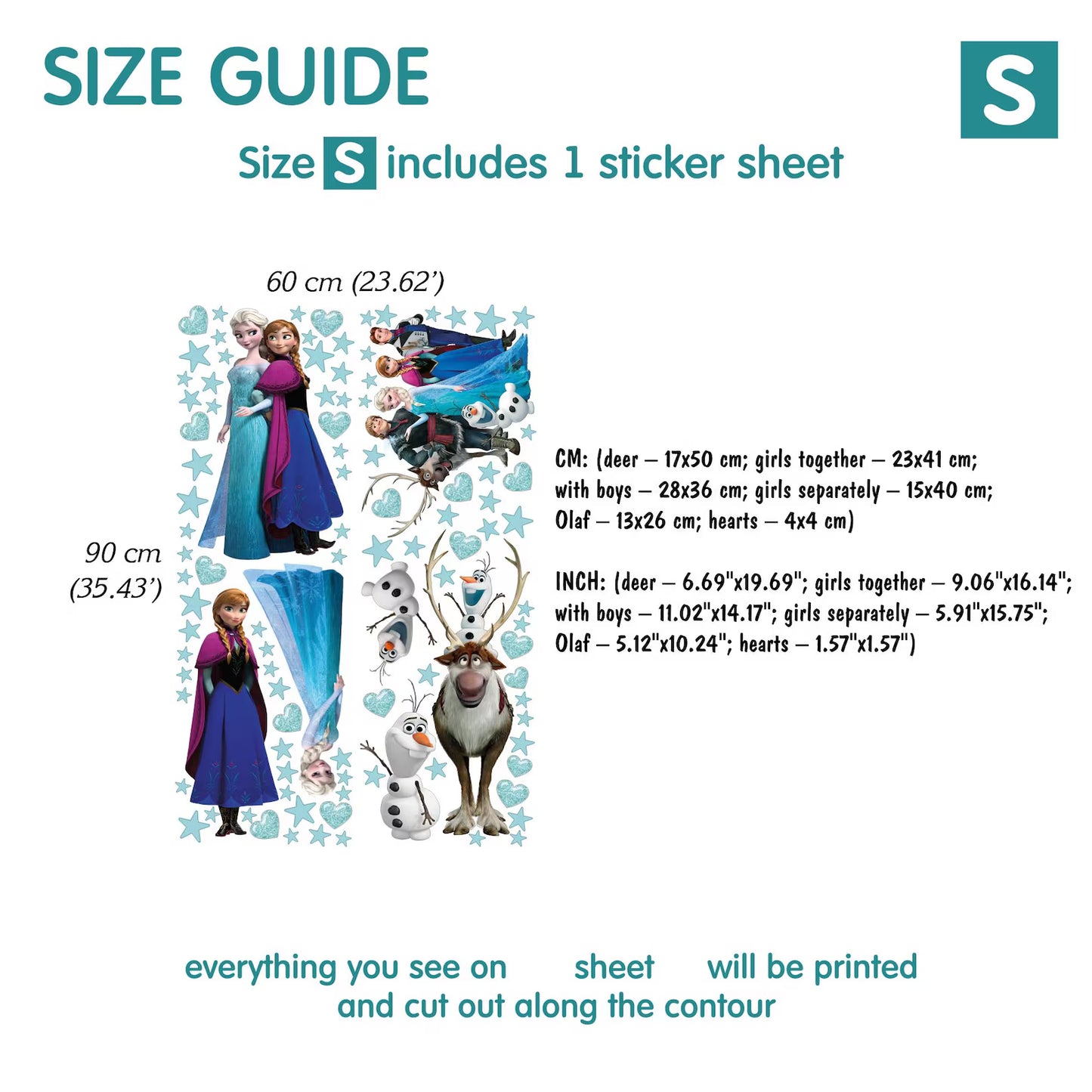 Frozen Wall Decals