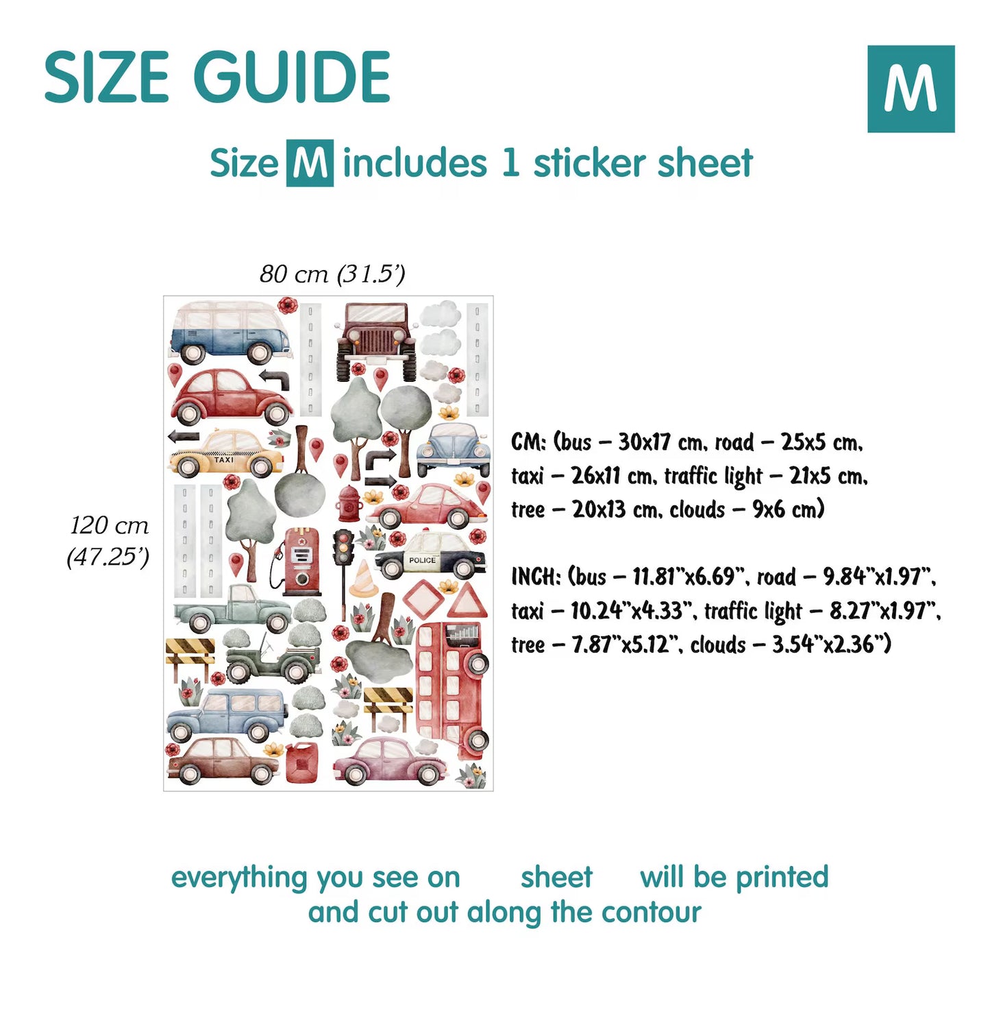 Cars Wall Decals 77.23