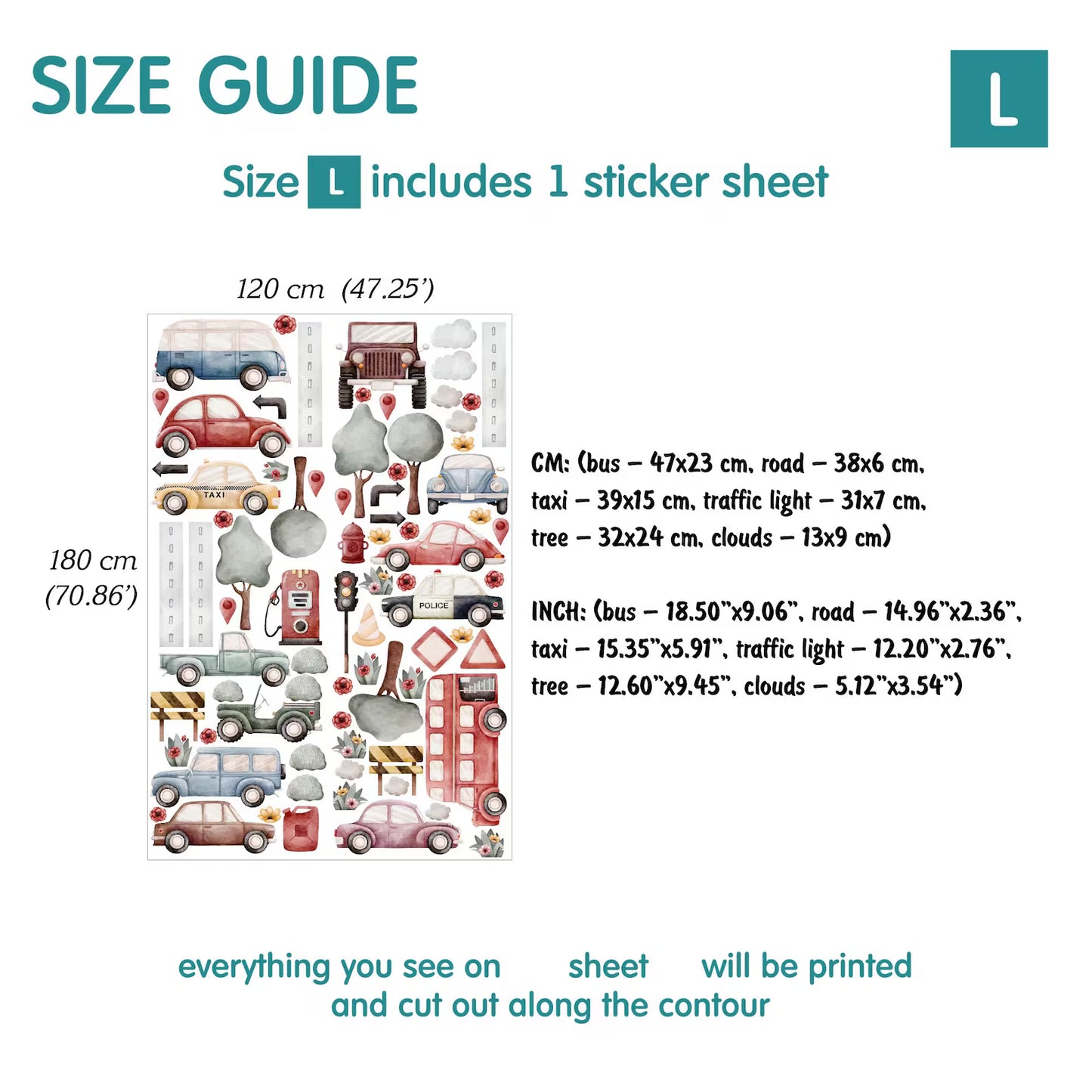 Cars Wall Decals 77.23