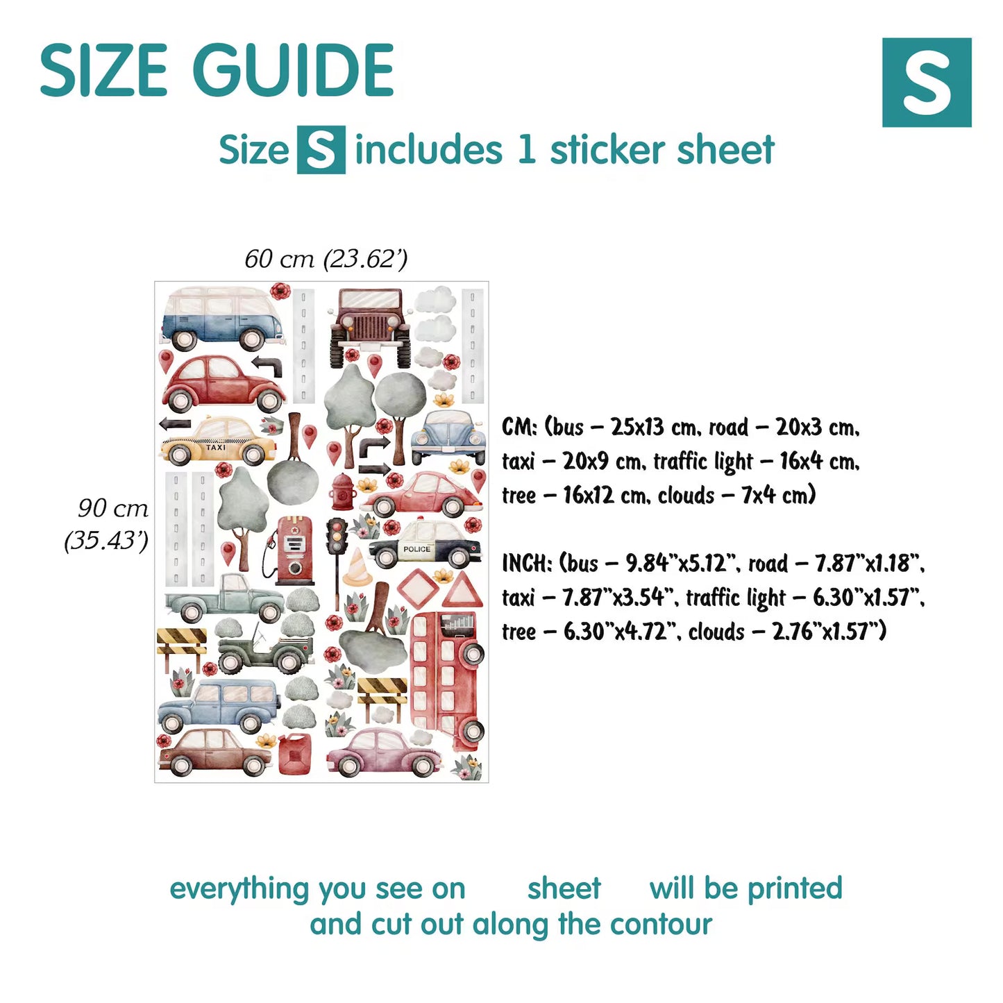 Cars Wall Decals 77.23