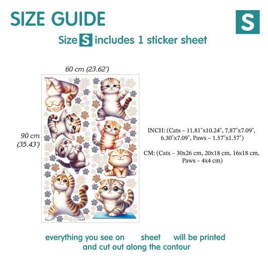 Cats Wall Decals 44.0