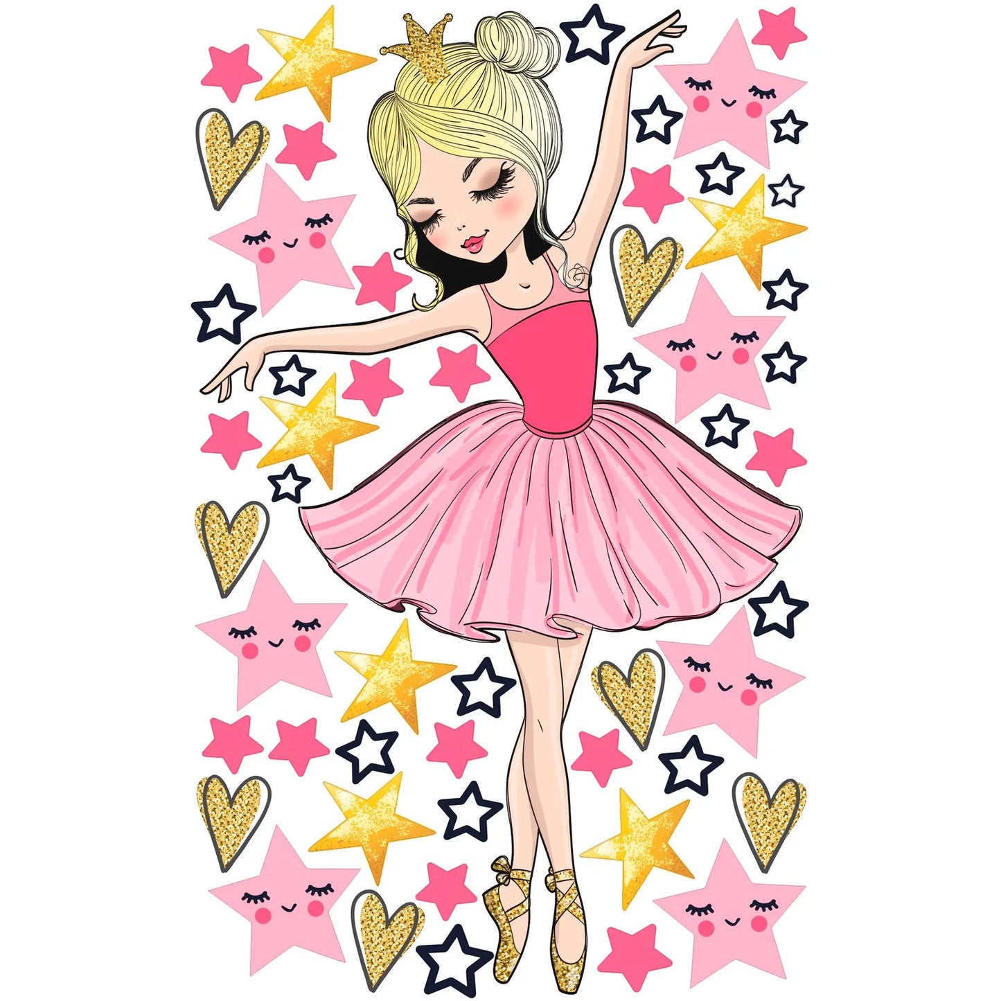 Princess Wall Decals 1.70