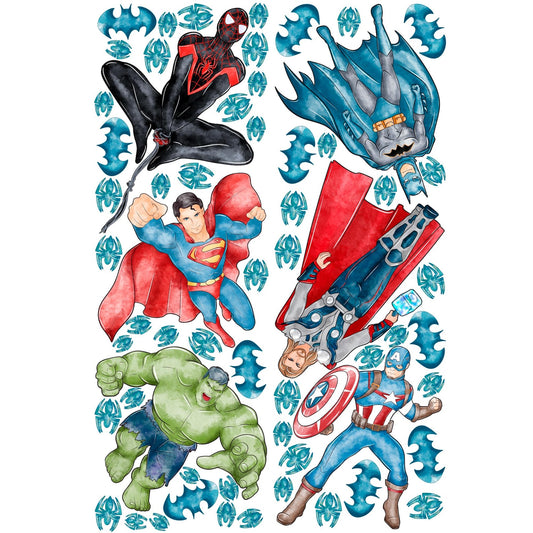 Superhero Wall Decal 1.16